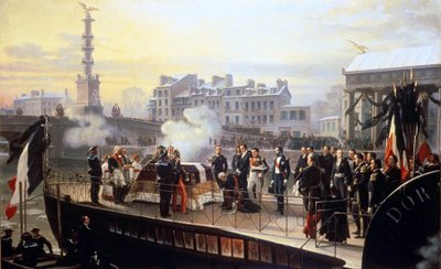 la devolución de las cenizas de Napoleón en Courbevoie de Henri Philippoteaux