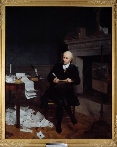 Retrato de cuerpo entero de Jean François de la Marche, obispo de León de Henri Pierre Danloux