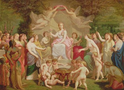 Alegoría de la primavera, 1871 de Henri Pierre Picou