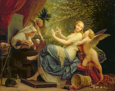 Inocencia seducida por el amor, 1886 de Henri Pierre Picou