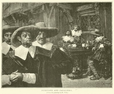 Puritanos y caballeros de Henri Pille