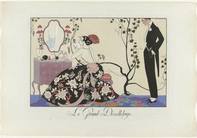 La alegría de vivir: Le Bonheur du Jour o Les Graces à la Mode
Le Grand Décolletage (título en el objeto)
Le Bonheur du Jour o Les Graces à la Mode (título de la serie) de Henri Reidel