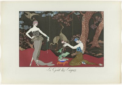 Le Bonheur du Jour o Les Graces à la Mode: Le Goût des Laques. (título en el objeto)
Le Bonheur du Jour o Les Graces à la Mode (título de la serie) de Henri Reidel