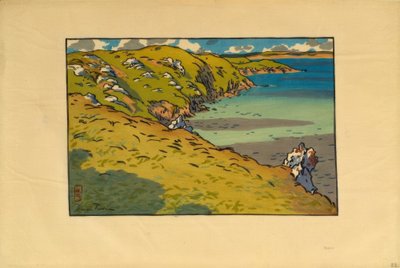 Bahía de la Fresnaye (Saint-Cast) de Henri Rivière
