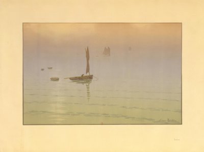 Bruma en el mar de Henri Rivière