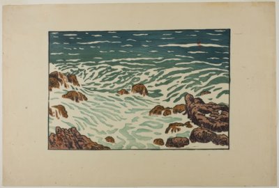 Pequeña ola ascendiendo, Pointe de la Haye de Henri Rivière