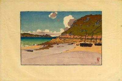 Le Châtelier y el fuerte La Latte (Saint-Cast) de Henri Rivière