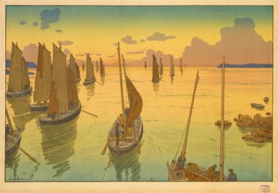 La Puesta del Sol de Henri Rivière
