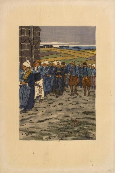 El perdón de Sainte-Anne-la-Palud de Henri Rivière
