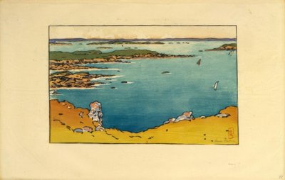 Pointe de la Haye vista desde la Garde-Guérin (Saint-Briac) de Henri Rivière