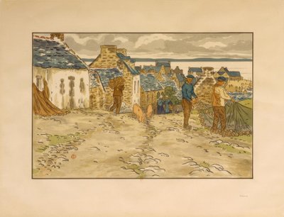 Calle en Tréboul de Henri Rivière