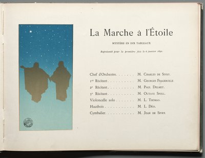 El progreso de las estrellas: la marcha hacia la estrella misteriosa en diez cuadros de Henri Rivière