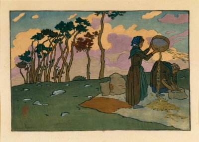 Vanneuses (Loguivy) de Henri Rivière