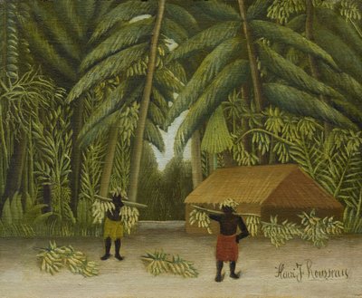 Cosecha de Plátanos de Henri Rousseau