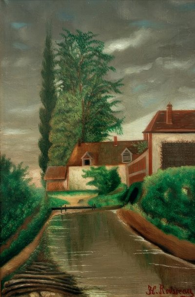 El molino de agua de Henri Rousseau