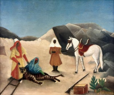 La caza del tigre de Henri Rousseau
