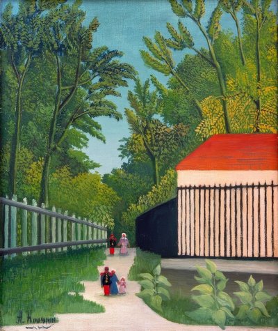 El paseo en el parque Montsouris de Henri Rousseau
