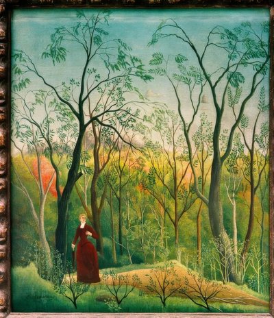 El paseo en el bosque de Henri Rousseau