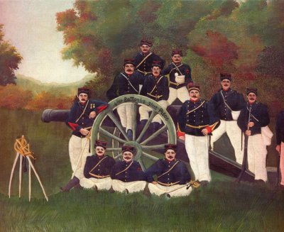 Los artilleros de Henri Rousseau