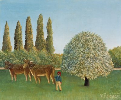 Meadowland (La dehesa) de Henri Rousseau