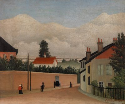 Afueras de París (Alrededores de París) de Henri Rousseau
