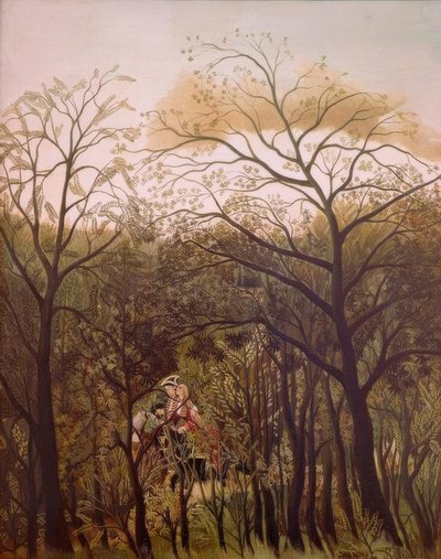 Encuentro en el bosque de Henri Rousseau