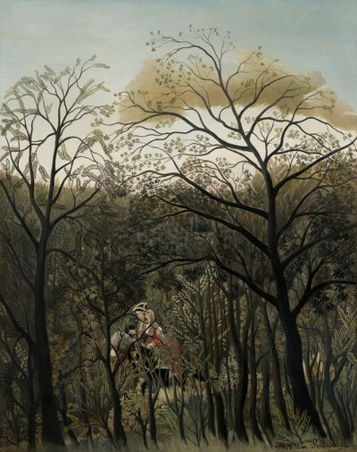 Encuentro en el Bosque de Henri Rousseau