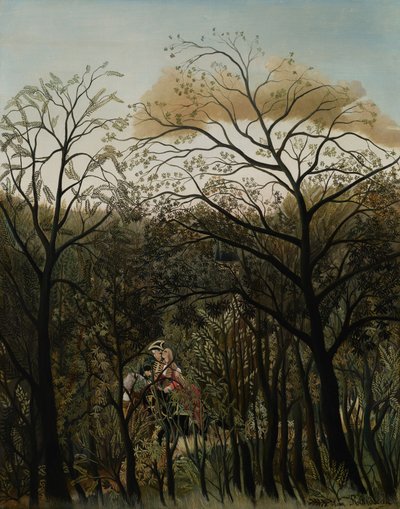 Cita en el bosque de Henri Rousseau