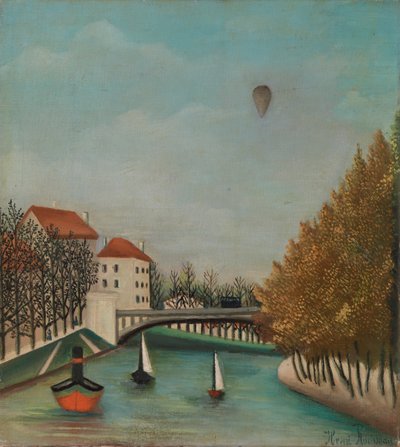 Estudio para Vista del Pont de Sèvres de Henri Rousseau