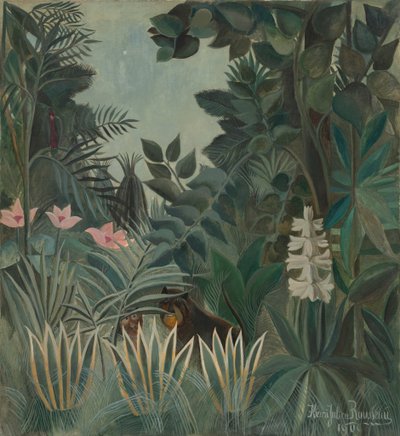 La jungla ecuatorial de Henri Rousseau