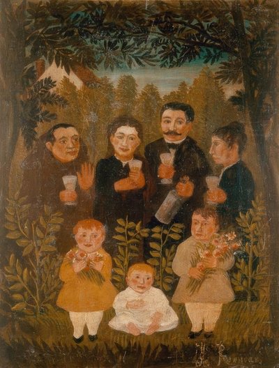 Familia unida de Henri Rousseau