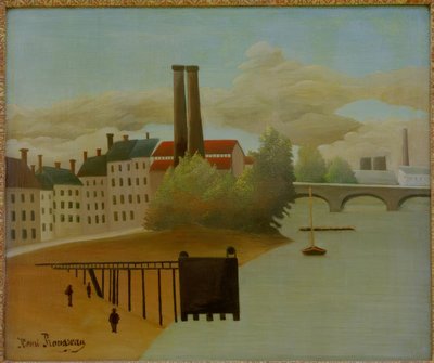 Vista de los alrededores de París de Henri Rousseau