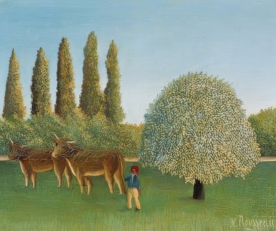 Pradera. 1910 de Henri Rousseau