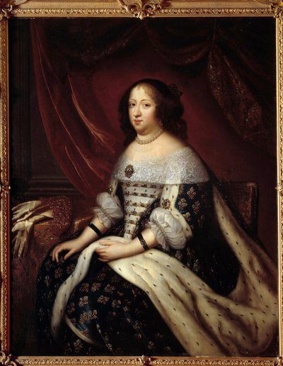 Retrato de la Reina de Francia Ana de Austria (1601-1666) de Henri Testelin