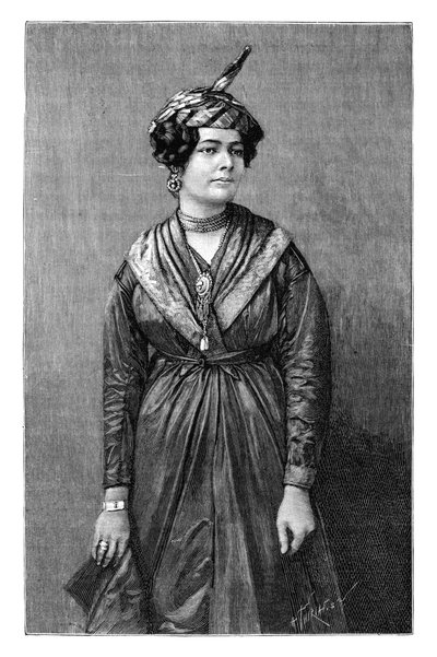 Una mujer criolla de Martinica, c. 1890 de Henri Thiriat