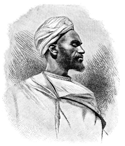 Un conductor de camellos árabe, Norte de África, 1895 de Henri Thiriat