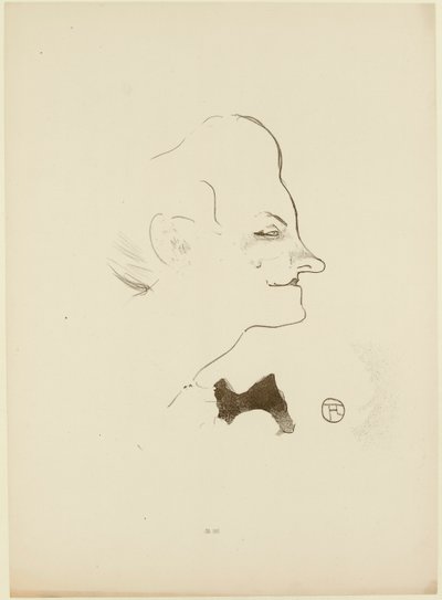 Yvette Guilbert, 1893 de Henri Toulouse Lautrec de