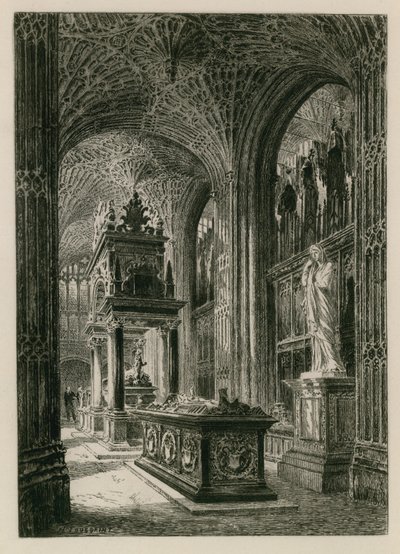 Interior de la Abadía de Westminster de Henri Toussaint