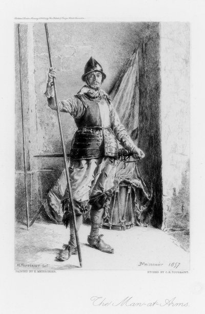 El hombre de armas, c1880-1882 de Henri Toussaint