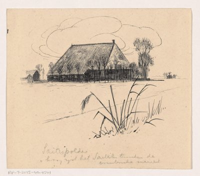 Granero en el Saiterpolder de Henri Verstijnen