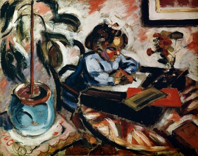Una pequeña colegiala, 1907 de Henri Victor Gabriel Le Fauconnier