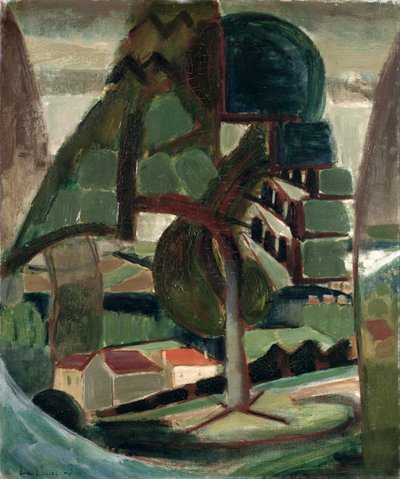 Paisaje de Meulon-Hardricourt de Henri Victor Gabriel Le Fauconnier