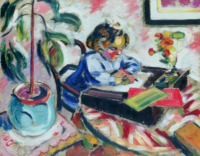 Pequeña colegiala de Henri Victor Gabriel Le Fauconnier