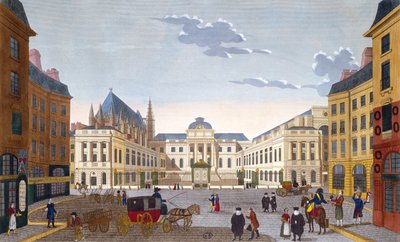 El Palais de Justice, c.1815-20 de Henri after Courvoisier Voisin