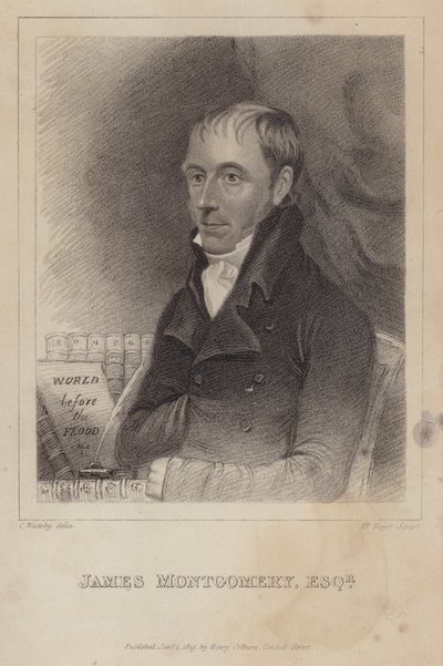 James Montgomery, poeta y escritor de himnos escocés de Henri after Meyer