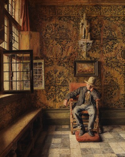 El hombre de la silla de Henri de Braekeleer