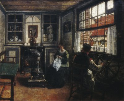 el hilandero de Henri de Braekeleer