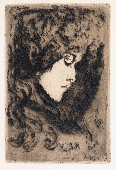 Cabeza de Mujer de Henri de Groux