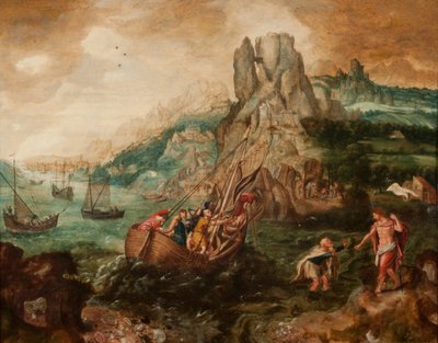 Jesús aparece a siete discípulos de Henri de Herri met de Bles