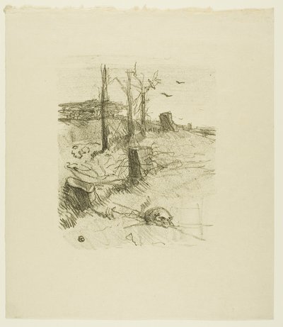 Un Cementerio en Galicia, de Au Pied du Sinaï de Henri de Toulouse-Lautrec